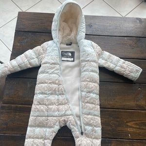 North Face winter baby bunting